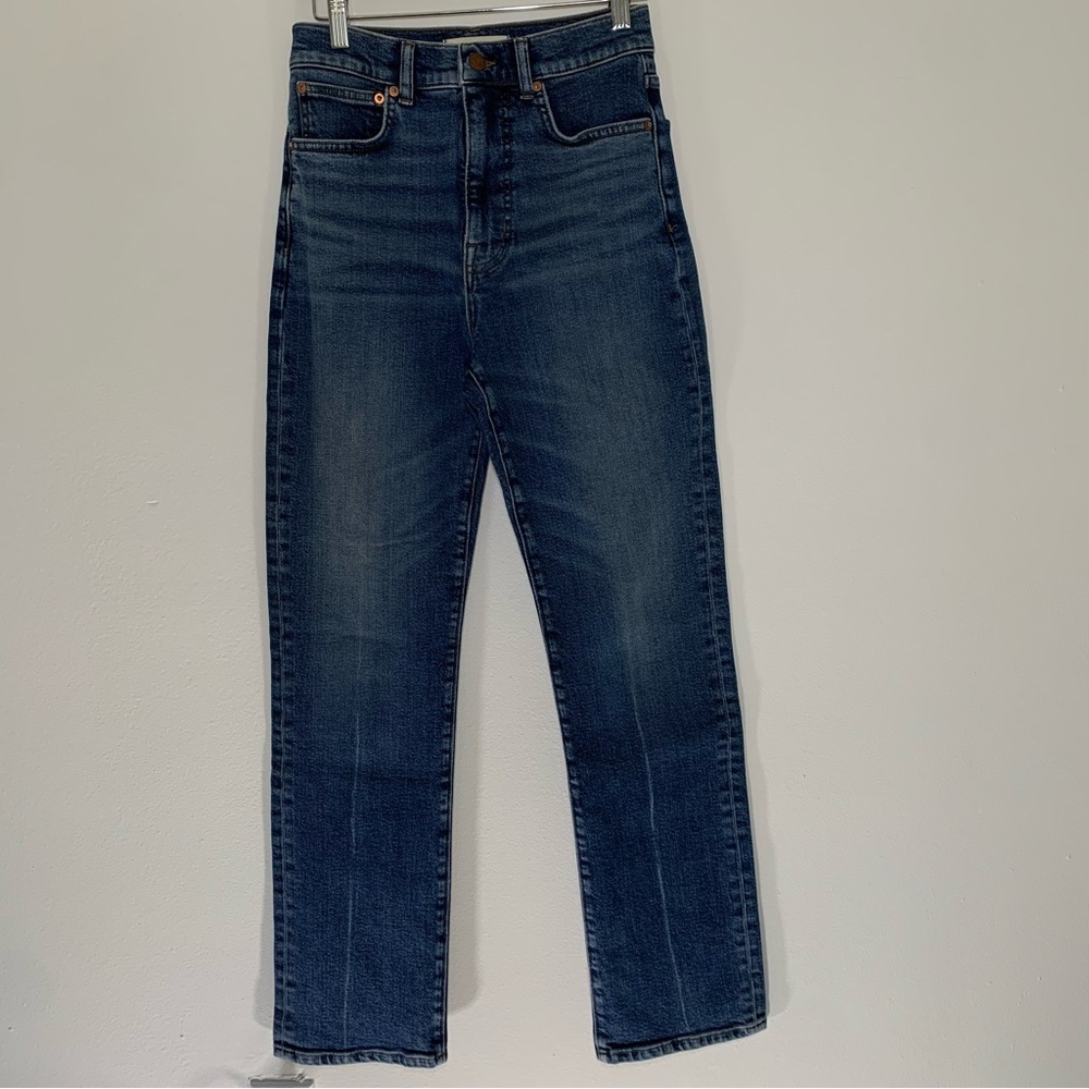 MADEWELL ‘90s Straight Women's Straight Leg Jeans in Dark Blue